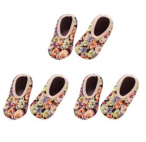 Womens Slipper Socks Cute Bear Ankle Floor Slippers with Non Slip Grippers, 3 Pairs Womens Slipper Socks Cute Bear Ankle Floor Slippers with Non Slip Grippers, 3 Pairs