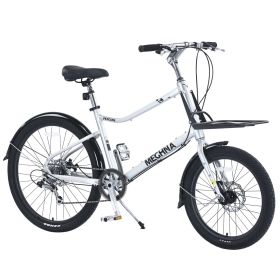 7 Speed, Aluminum Alloy Frame, Multiple Colors 26 Inch Bike,Cargo Bike for Women and Men 7 Speed, Aluminum Alloy Frame, Multiple Colors 26 Inch Bike,Cargo Bike for Women and Men